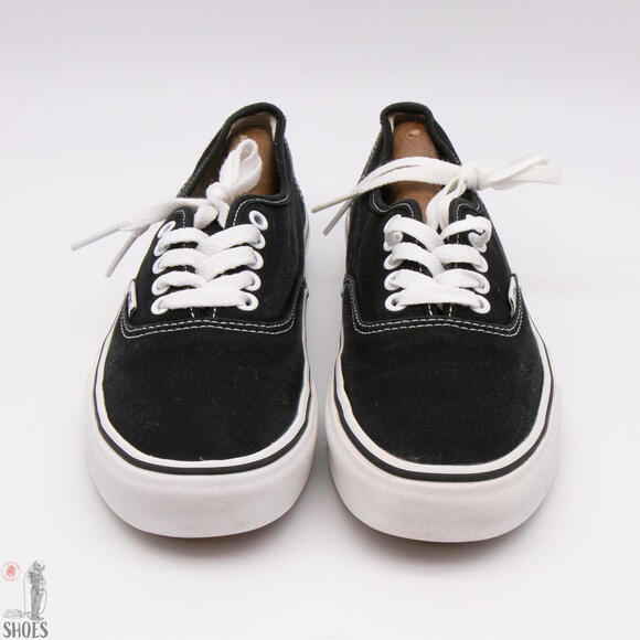 Vans Off The Wall Black Canvas Lace Up Sneaker - Women's Black Size 8.5 - Picture 13 of 13